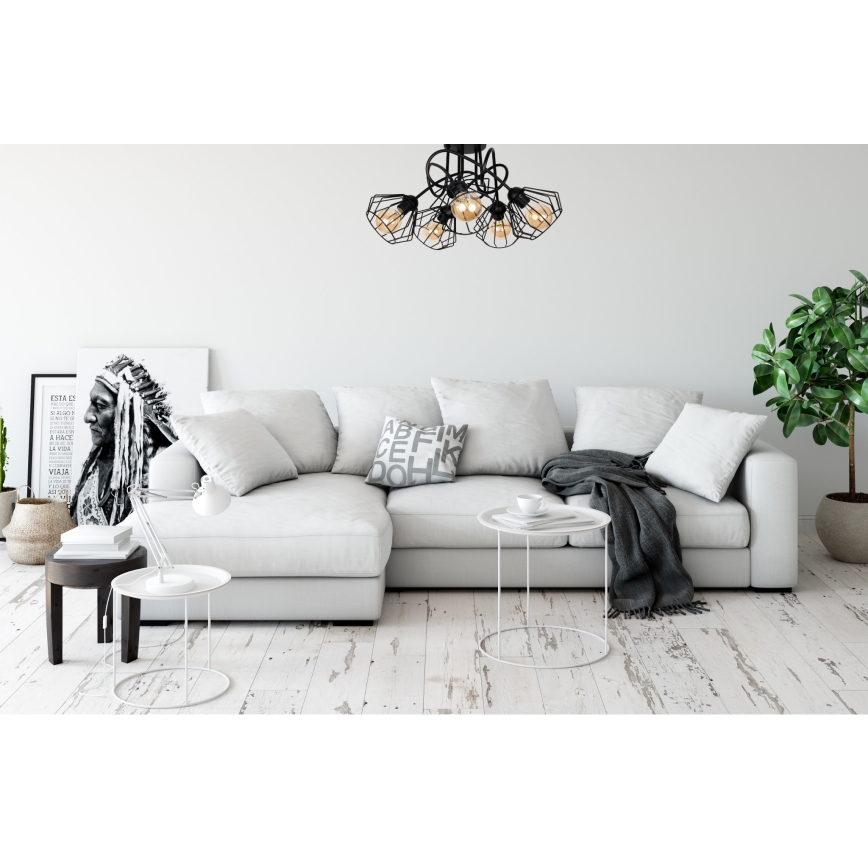 Felületre szerelhető csillár CEED 5xE27/60W/230V