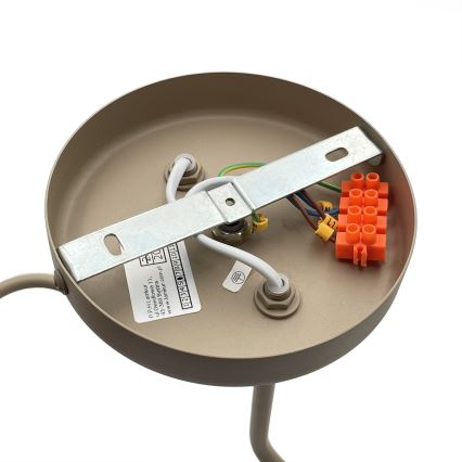 Felületre szerelhető csillár CHARLIE 2xE27/15W/230V bézs