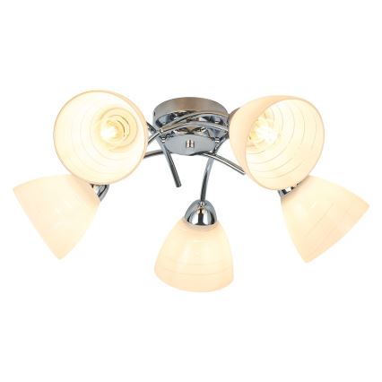 Felületre szerelhető csillár CLARA 5xE27/15W/230V fényes króm