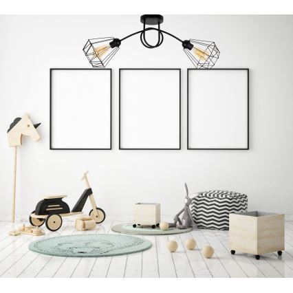Felületre szerelhető csillár DIAMENT 2xE27/60W/230V