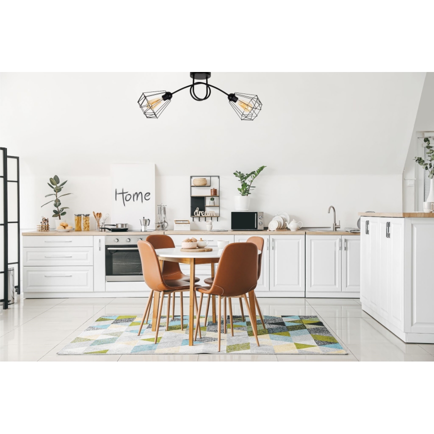 Felületre szerelhető csillár DIAMENT 2xE27/60W/230V