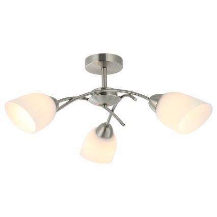 Felületre szerelhető csillár DONNA 3xE27/60W/230V nikkel