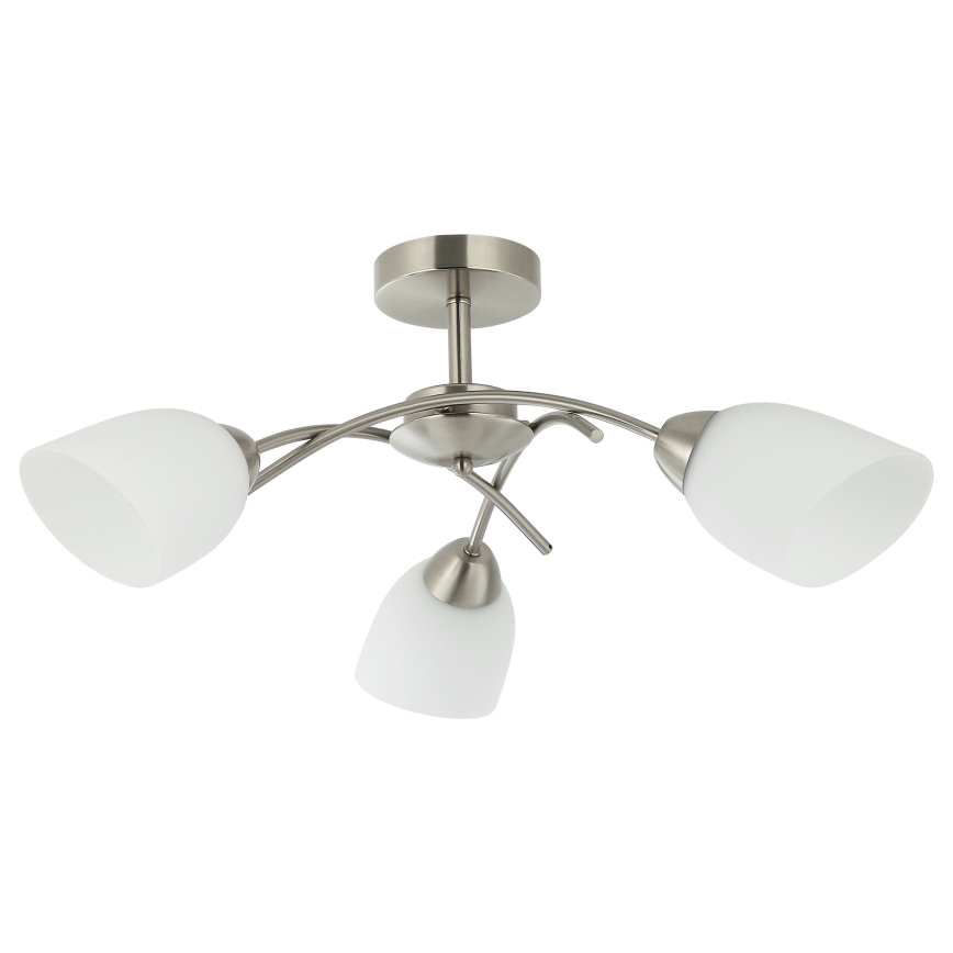 Felületre szerelhető csillár DONNA 3xE27/60W/230V nikkel