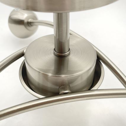 Felületre szerelhető csillár DONNA 3xE27/60W/230V nikkel