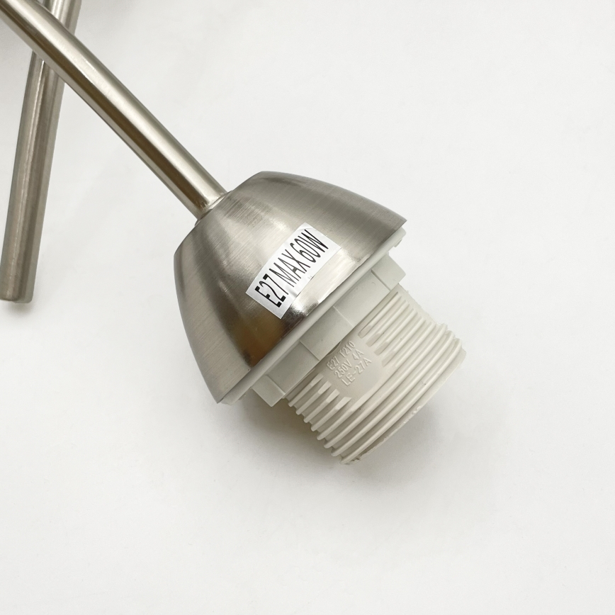 Felületre szerelhető csillár DONNA 3xE27/60W/230V nikkel