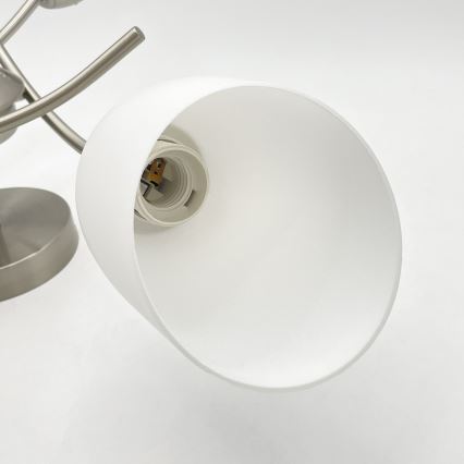 Felületre szerelhető csillár DONNA 3xE27/60W/230V nikkel