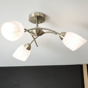 Felületre szerelhető csillár DONNA 3xE27/60W/230V patina