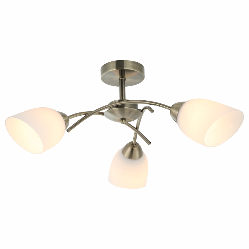 Felületre szerelhető csillár DONNA 3xE27/60W/230V patina