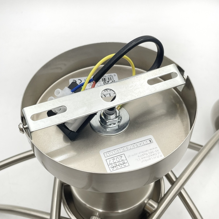 Felületre szerelhető csillár DONNA 5xE27/60W/230V nikkel