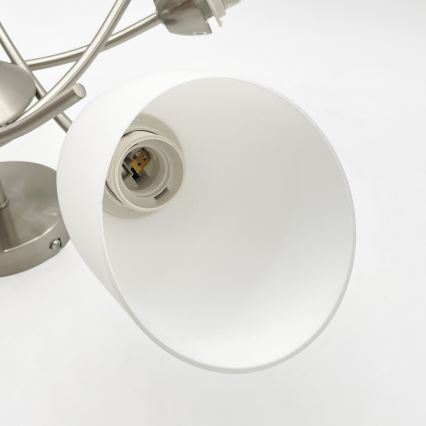 Felületre szerelhető csillár DONNA 5xE27/60W/230V nikkel
