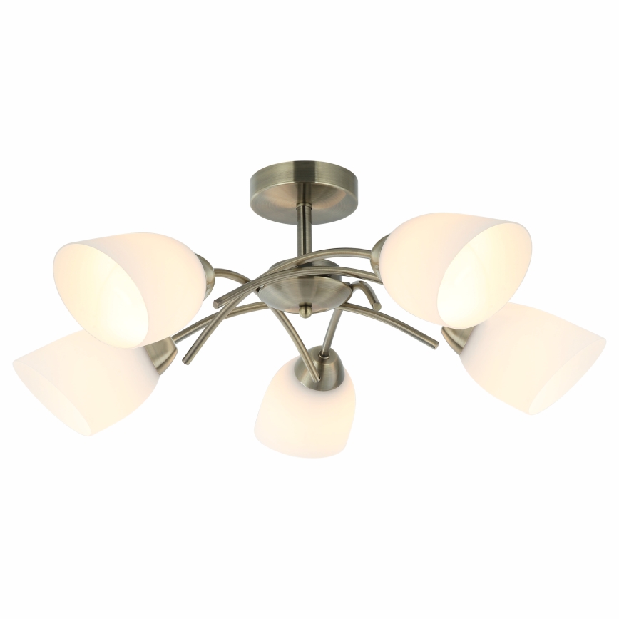 Felületre szerelhető csillár DONNA 5xE27/60W/230V patina