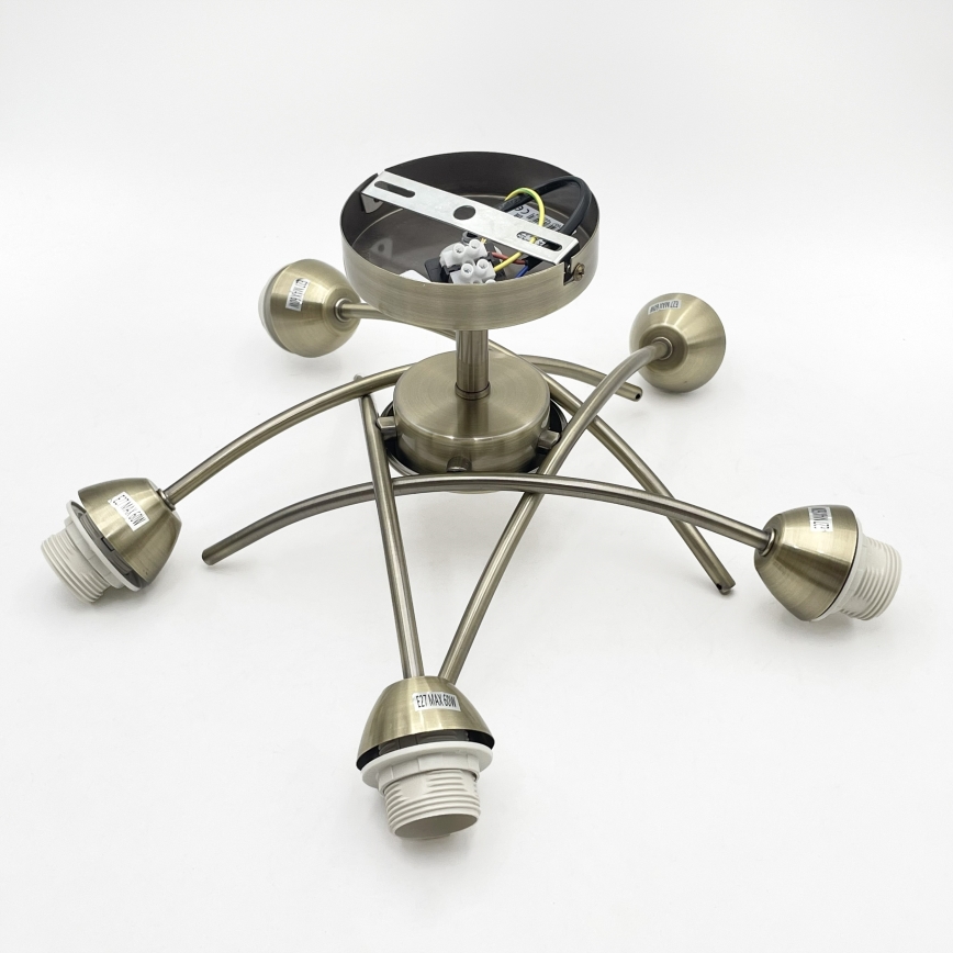 Felületre szerelhető csillár DONNA 5xE27/60W/230V patina