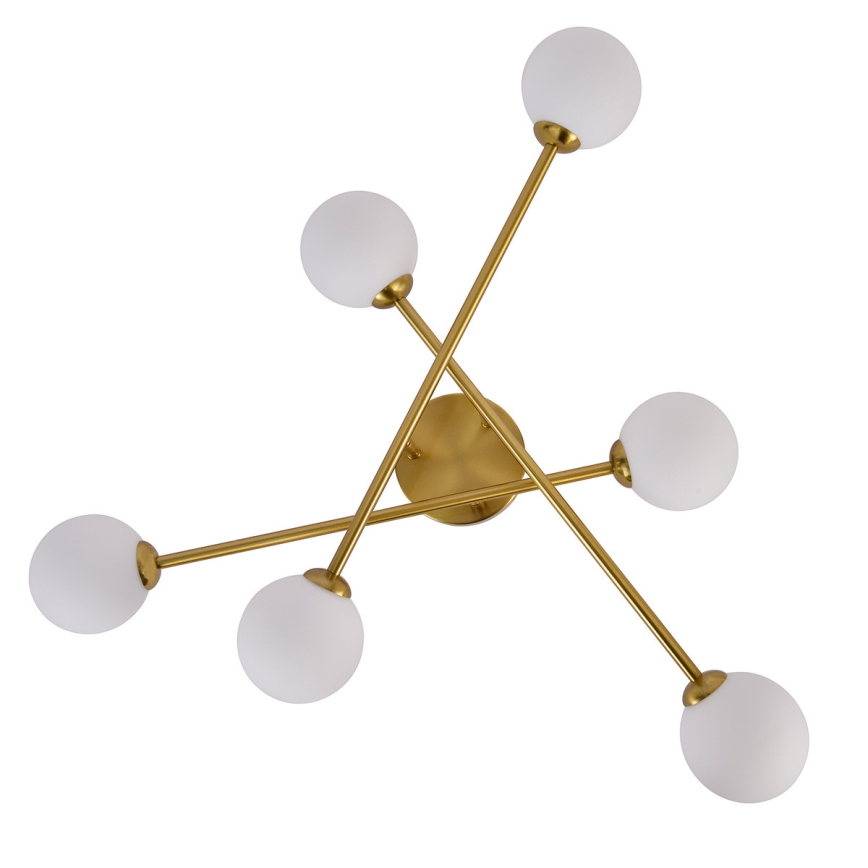 Felületre szerelhető csillár DORADO 6xG9/28W/230V arany
