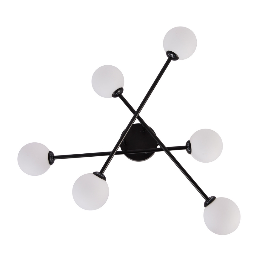Felületre szerelhető csillár DORADO 6xG9/28W/230V fekete