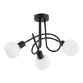 Felületre szerelhető csillár ERYKA 3xE14/10W/230V fekete