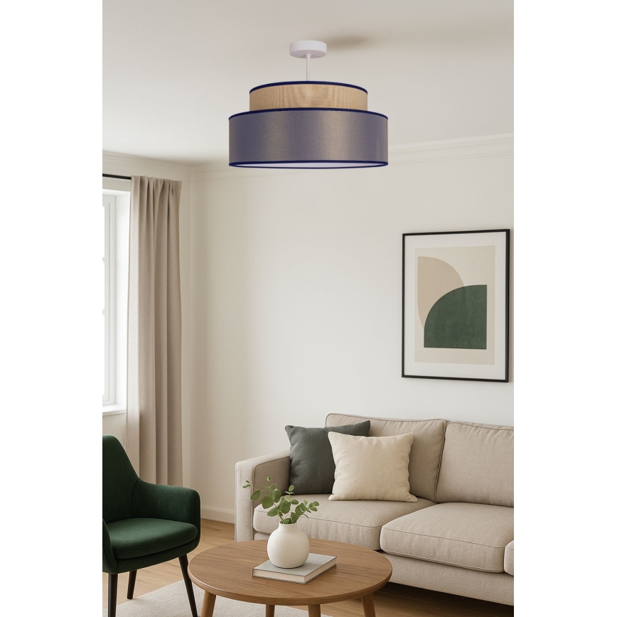 Felületre szerelhető csillár  GRACE 1xE27/60W/230V átm. 40 cm bézs/barna