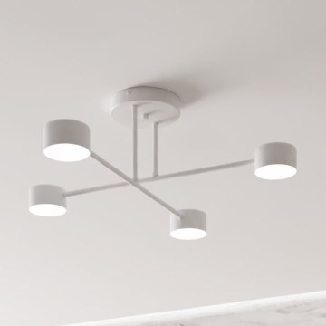 Felületre szerelhető csillár  HALO 4xGX53/10W/230V fehér