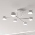 Felületre szerelhető csillár  HALO 6xGX53/8W/230V fehér