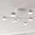Felületre szerelhető csillár  HALO 6xGX53/8W/230V fehér