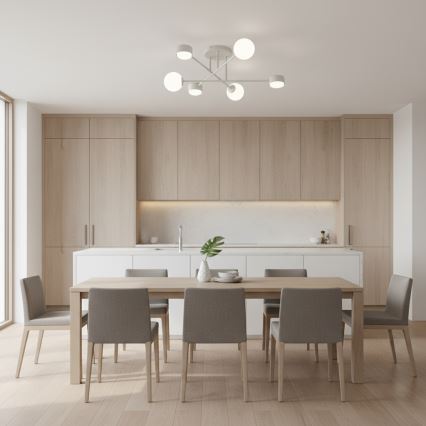 Felületre szerelhető csillár HOLON 3xG9/8W/230V + 3xGX53/12W fehér