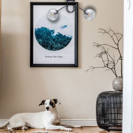 Felületre szerelhető csillár LATIL 2xE27/60W/230V