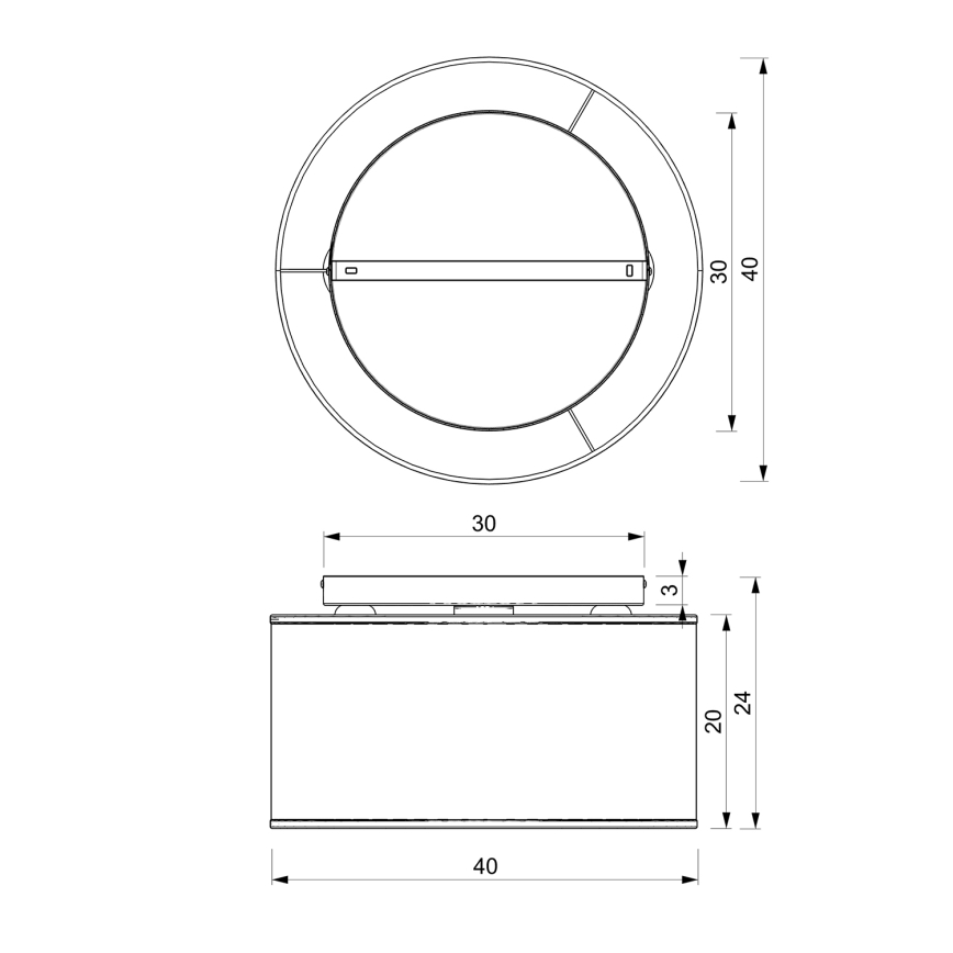 Felületre szerelhető csillár LOFT SHADE 3xE27/60W/230V fehér/arany