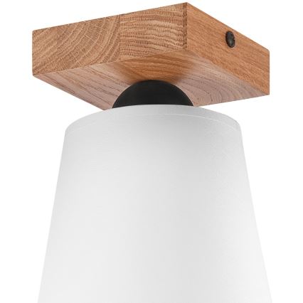 Felületre szerelhető csillár LULA 1xE27/60W/230V tölgy