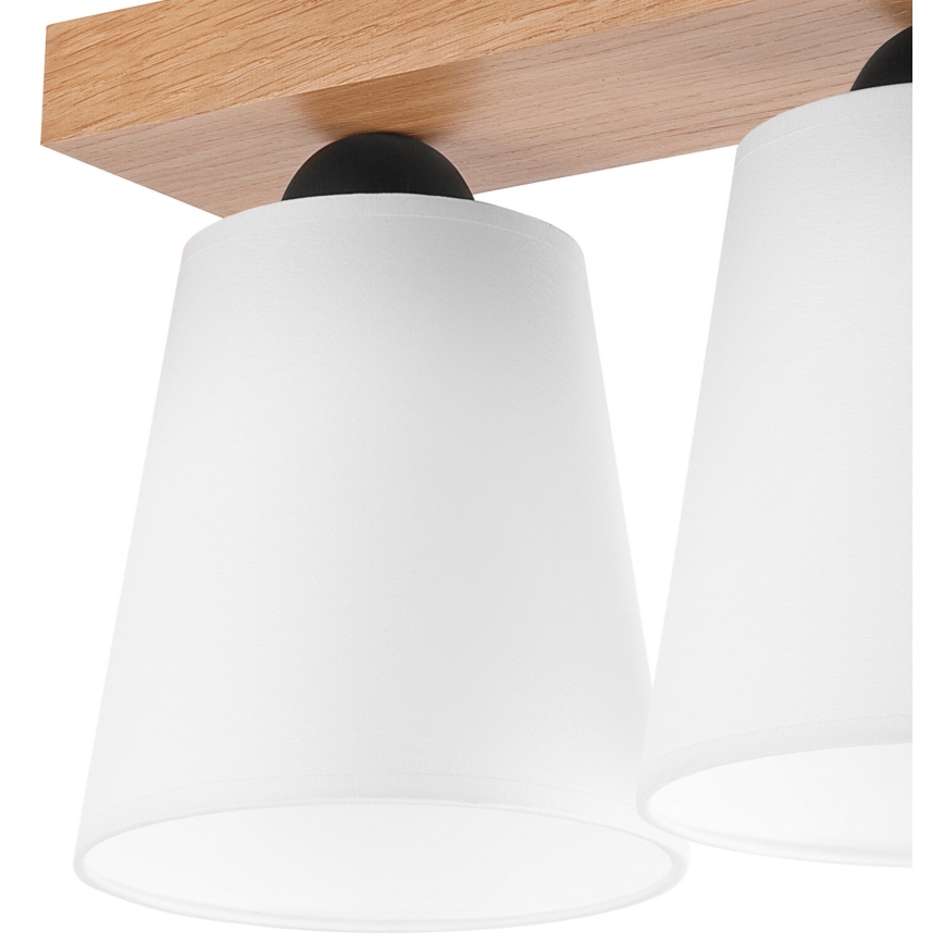 Felületre szerelhető csillár LULA 2xE27/60W/230V tölgy