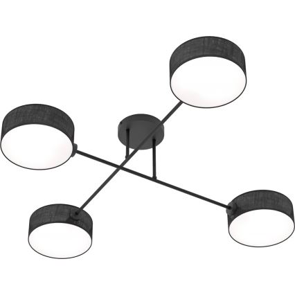 Felületre szerelhető csillár MAGA 4xE14/10W/230V fekete