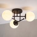 Felületre szerelhető csillár MALENA 3xE14/5W/230V barna/fehér