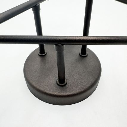 Felületre szerelhető csillár MALENA 3xE14/5W/230V barna/füstbézs