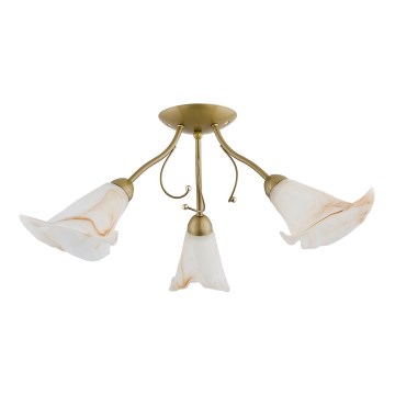 Felületre szerelhető csillár MARCELLO 3xE14/10W230V arany