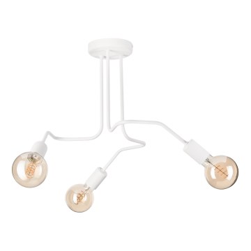 Felületre szerelhető csillár MATYLDA 3xE27/60W/230V fehér