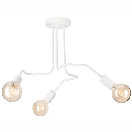 Felületre szerelhető csillár MATYLDA 3xE27/60W/230V fehér