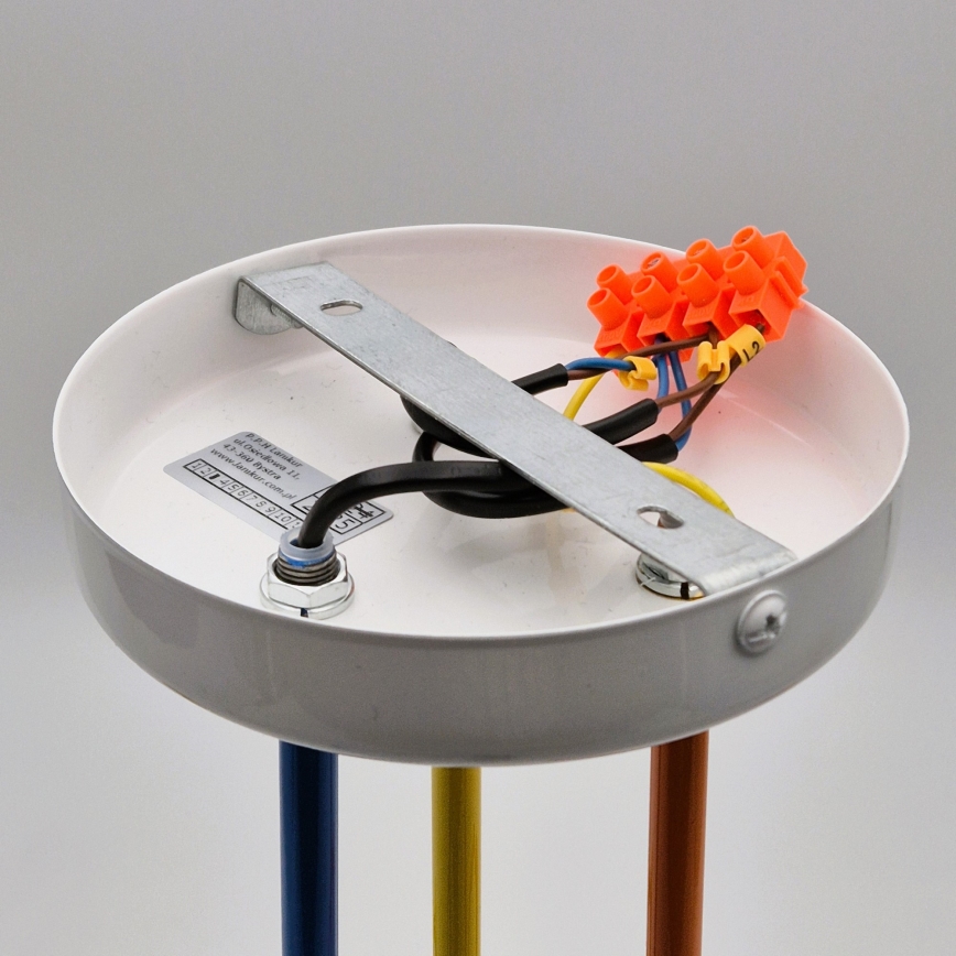 Felületre szerelhető csillár  MATYLDA 3xE27/60W/230V színes