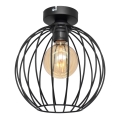 Felületre szerelhető csillár MERCURE 1xE27/15W/230V á. 24 cm fekete
