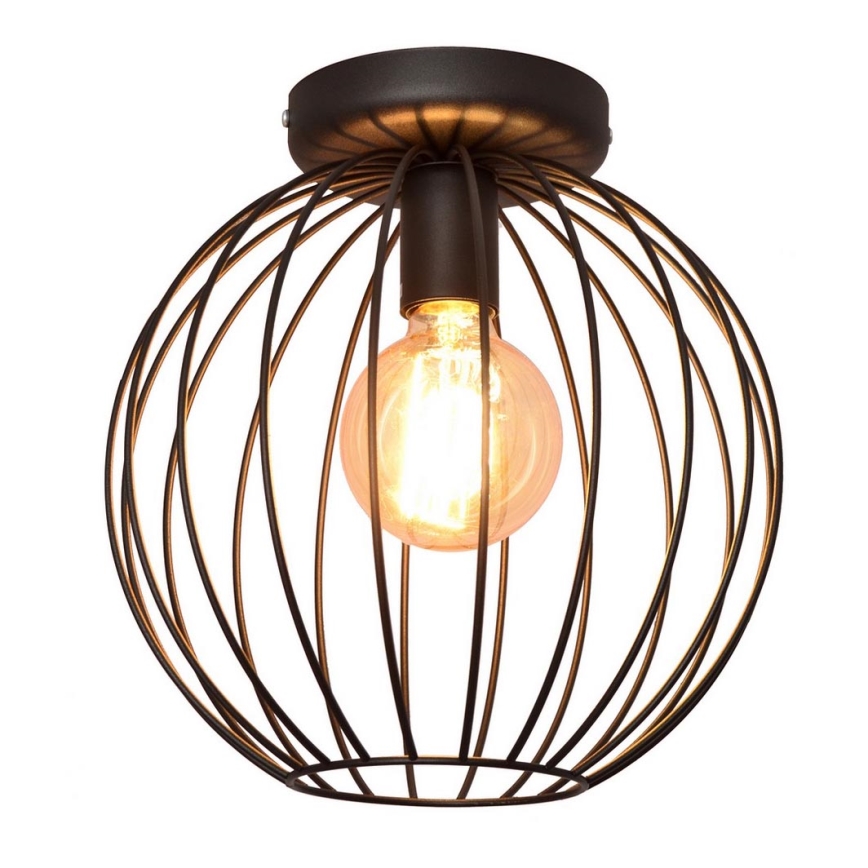 Felületre szerelhető csillár MERCURE 1xE27/15W/230V á. 30 cm fekete