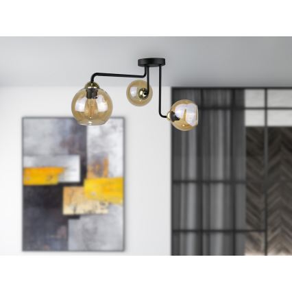 Felületre szerelhető csillár MONDE GOLD 3xE27/60W/230V
