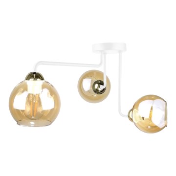 Felületre szerelhető csillár MONDE WHITE 3xE27/60W/230V