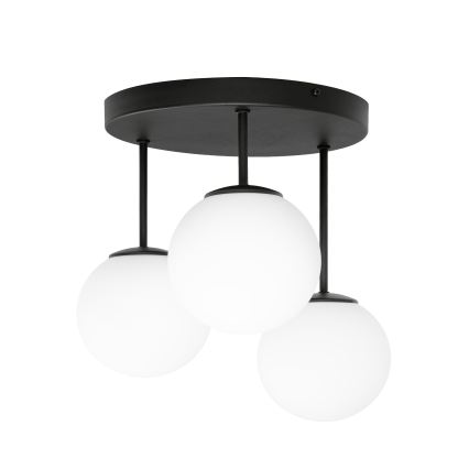 Felületre szerelhető csillár MOONLIGHT 3xE27/15W/230V fekete