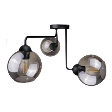 Felületre szerelhető csillár OSMO 3xE27/60W/230V fekete