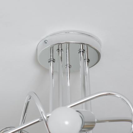 Felületre szerelhető csillár OXFORD 5xE27/15W/230V fényes króm