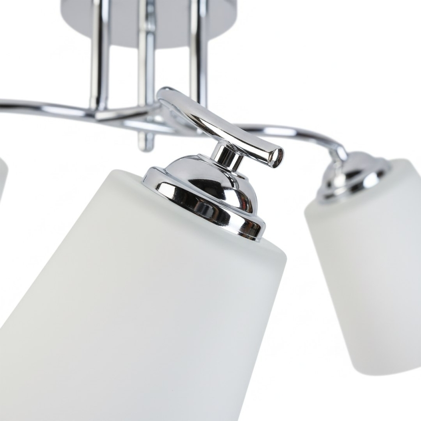 Felületre szerelhető csillár PAFOS 3xE27/15W/230V fényes króm