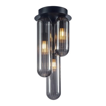 Felületre szerelhető csillár PAX 3xG9/9W/230V fekete