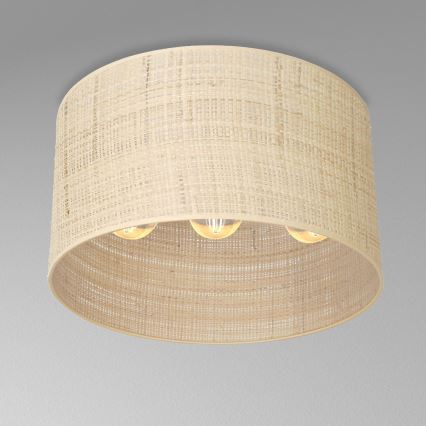 Felületre szerelhető csillár RATTAN 3xE27/60W/230V rattan