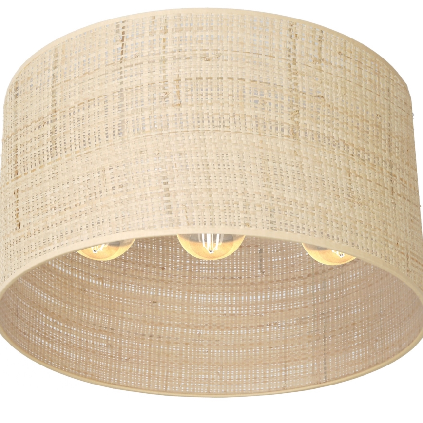 Felületre szerelhető csillár RATTAN 3xE27/60W/230V rattan