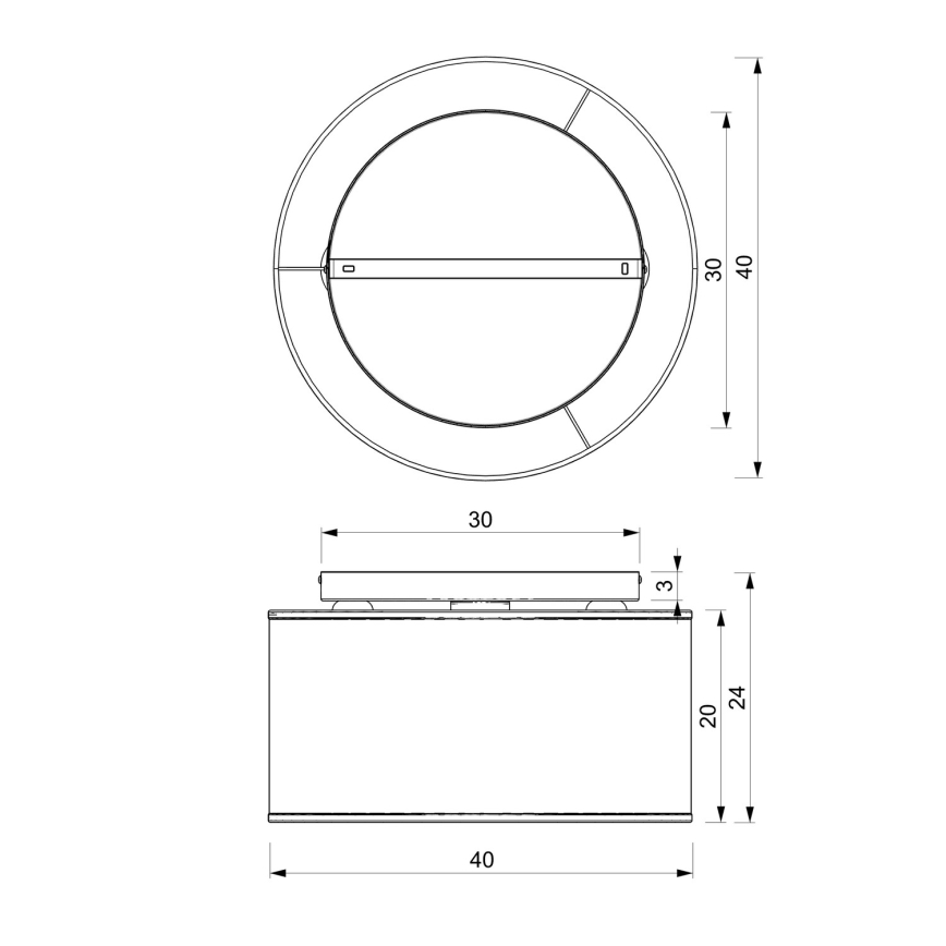 Felületre szerelhető csillár RATTAN 3xE27/60W/230V rattan