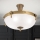 Felületre szerelhető csillár ROCCA 4xE27/60W/230V átm. 43 cm bronz/fehér