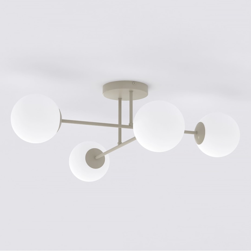 Felületre szerelhető csillár ROMA 4xE14/10W/230V bézs