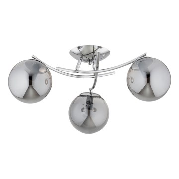Felületre szerelhető csillár  SAVI 3xE14/10W/230V fényezett króm
